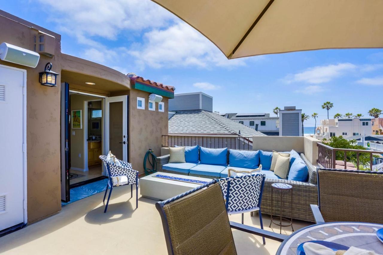 Stunning Ocean View Home W Rooftop Terrace, Firepit, Fast Wifi, Ac & Parking! San Diego Dış mekan fotoğraf